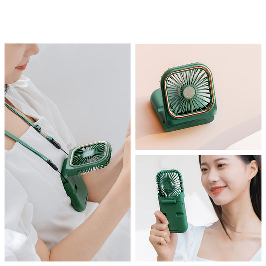 Folding Hanging Neck Fan USB Charging