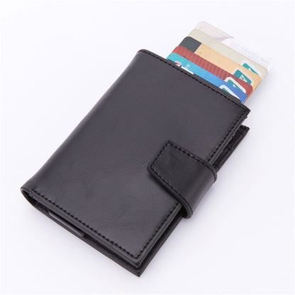 RFID Card Holder And Minimalist Wallet Metal Men Women Single Box Aluminium Blocking Holder for Cards