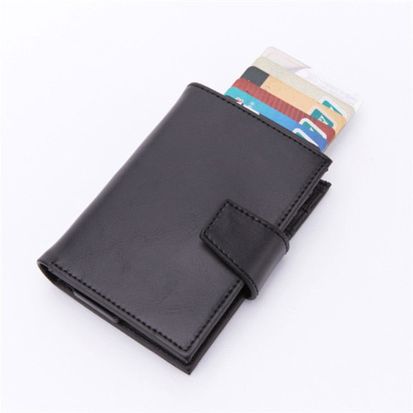 RFID Card Holder And Minimalist Wallet Metal Men Women Single Box Aluminium Blocking Holder for Cards