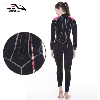 Women's 3MM Neoprene One-Piece Scuba Dive Wet Suit Winter Swim Surfing Snorkeling