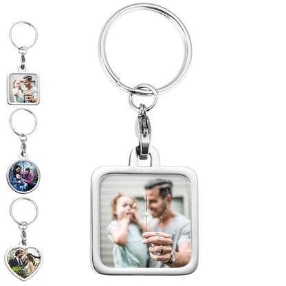 New Keychain Photo Custom Photo Box Ornament Photo Keychain Custom