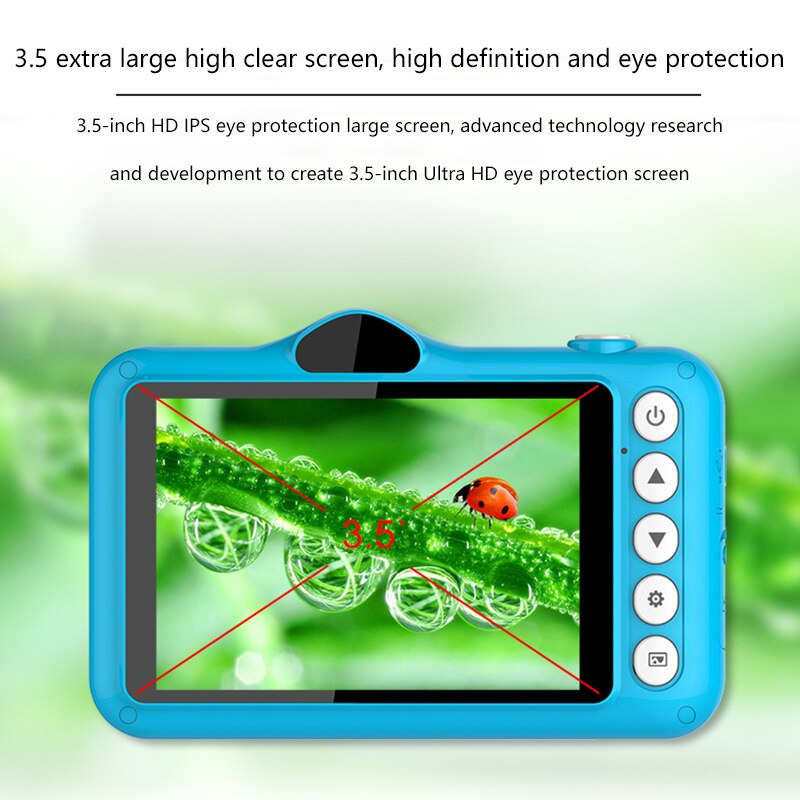 Child Camera Digital Camera 3.5 inch Cute Cartoon Camera Toys Children Gift 12MP 1080P Photo Video Camera For Kids