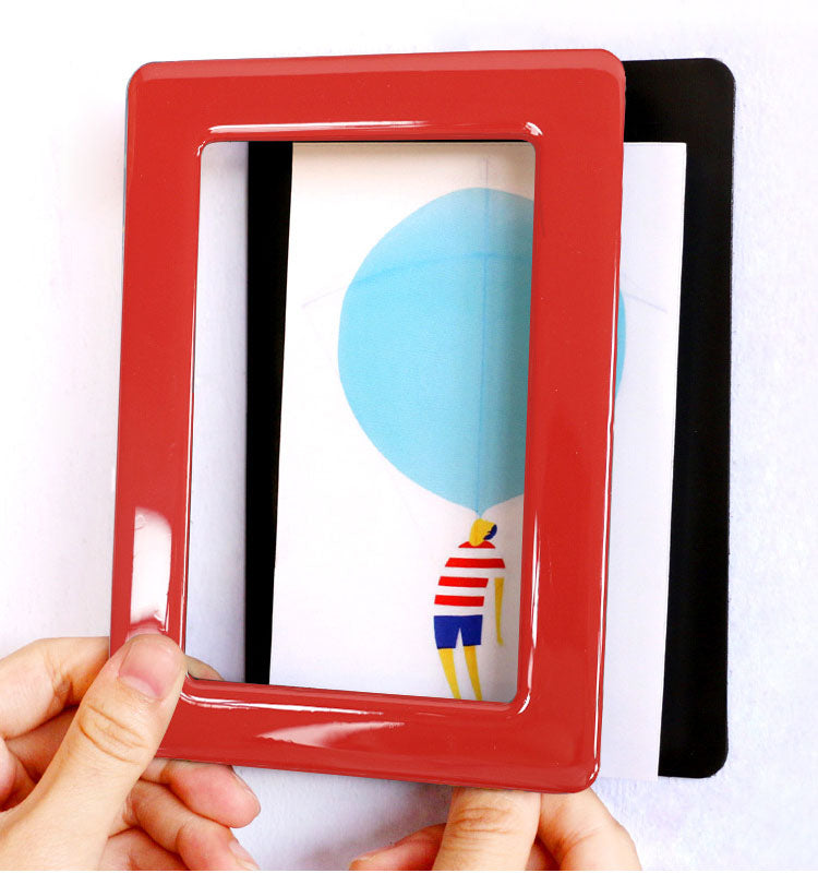 Magnetic PVC Photo Frame Certificate Display Frame Photo Wall A4 Photo Wall Magnetic Frame Plastic DIY Photo Frame