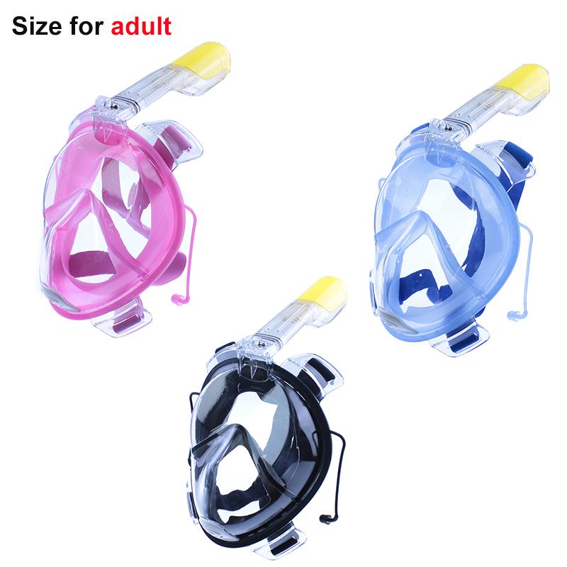 Underwater Scuba Anti Fog Full Face Diving Mask Snorkeling Set