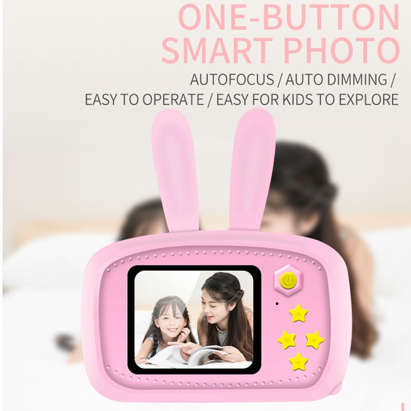 Child camera HD digital camera 2 inch cute cartoon Camera toys children gift 1600w child toys Camera